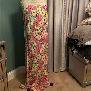 Strapless Maxi dress- Lilly Pulitzer